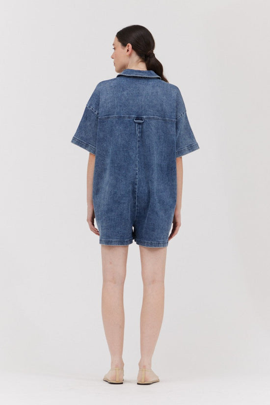 BEA OVERSIZED DENIM ROMPER