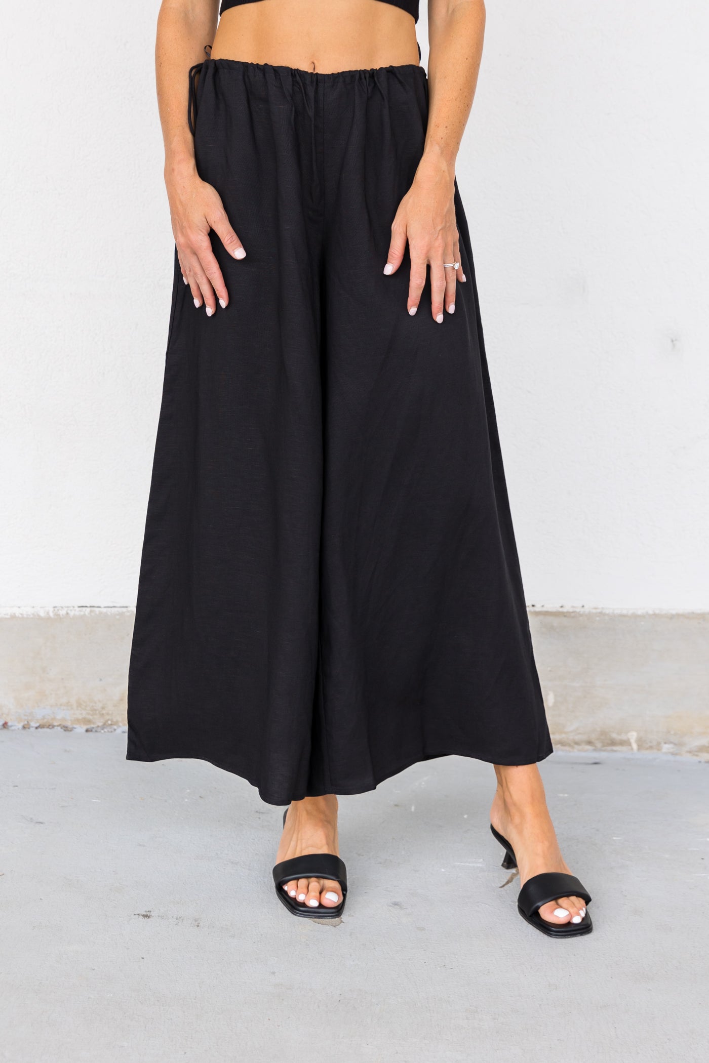 MOD REF ANKLE LENGTH WIDE-LEG PANT