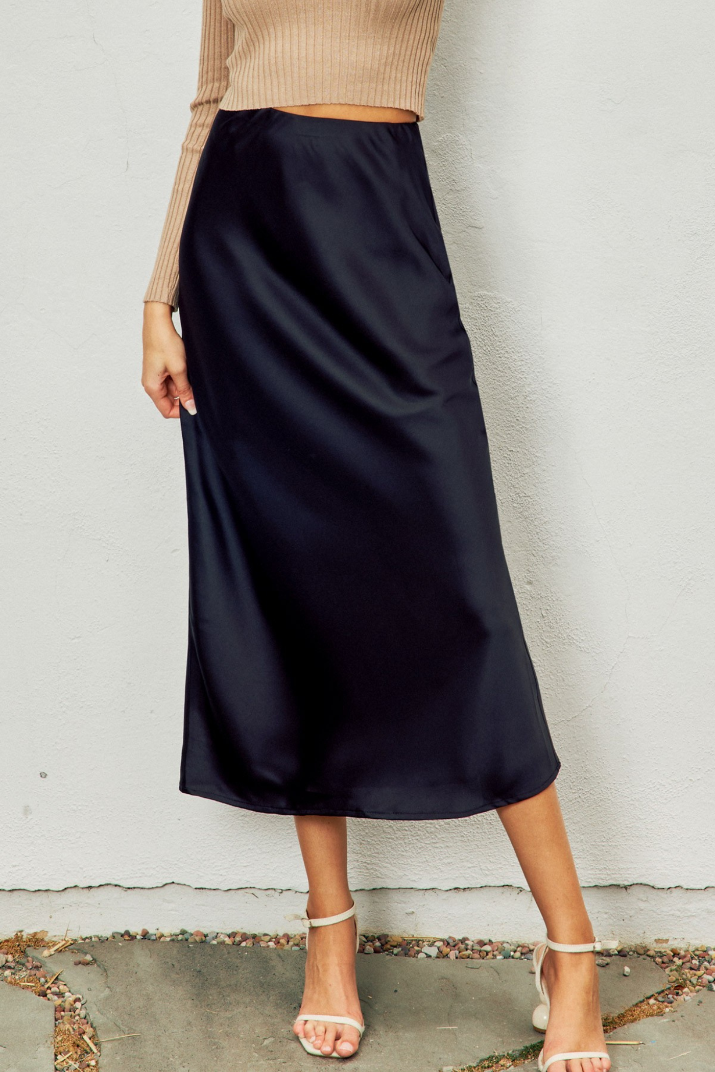 DAISY SATIN MAXI SKIRT