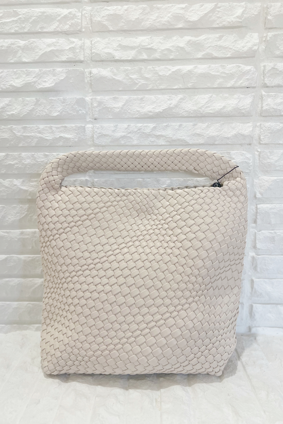 BRANDY WOVEN BUCKET BAG