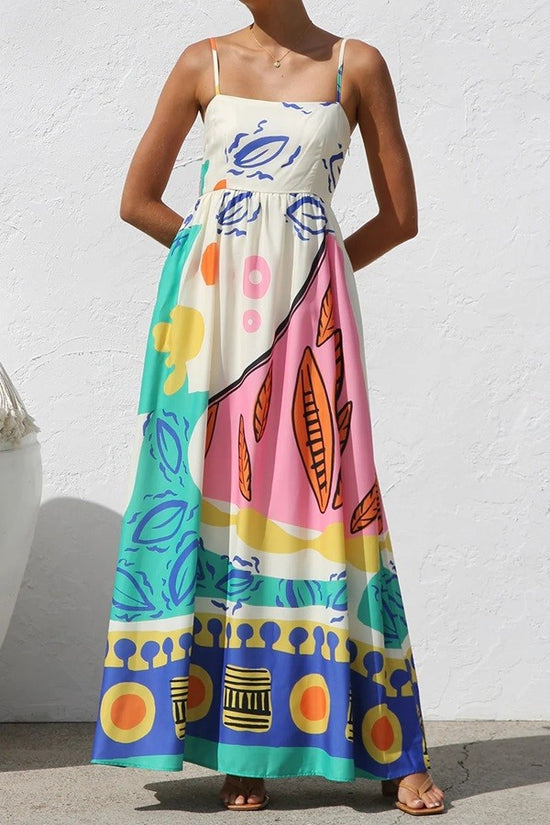 ANABELLA PRINT MAXI DRESS