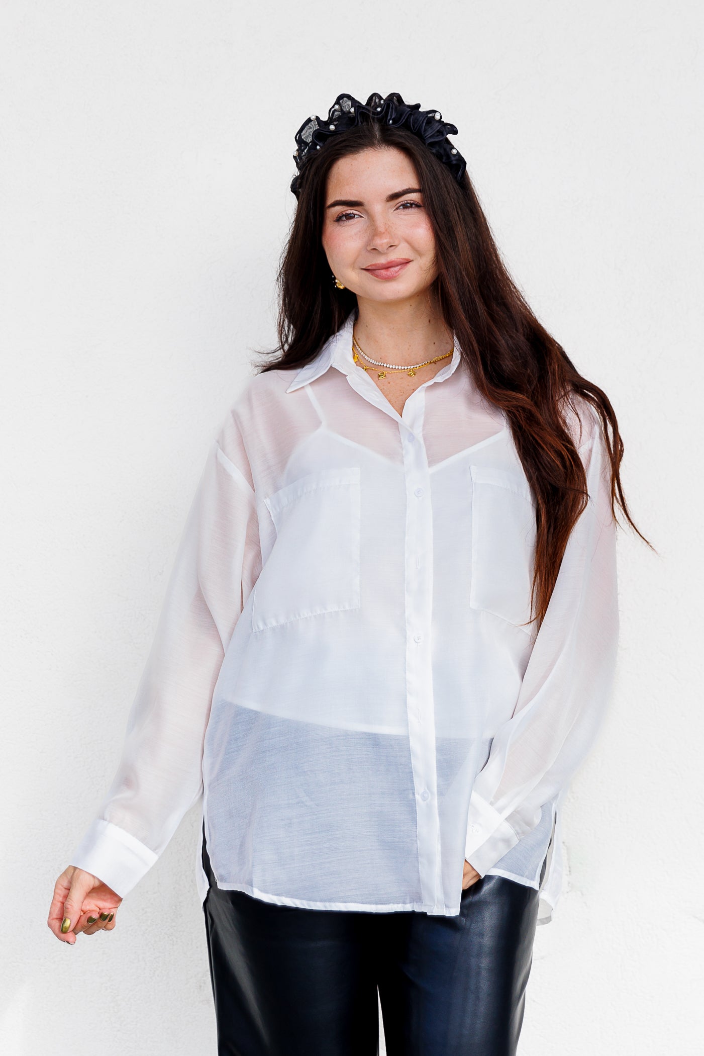 SERENA BUTTON DOWN TOP