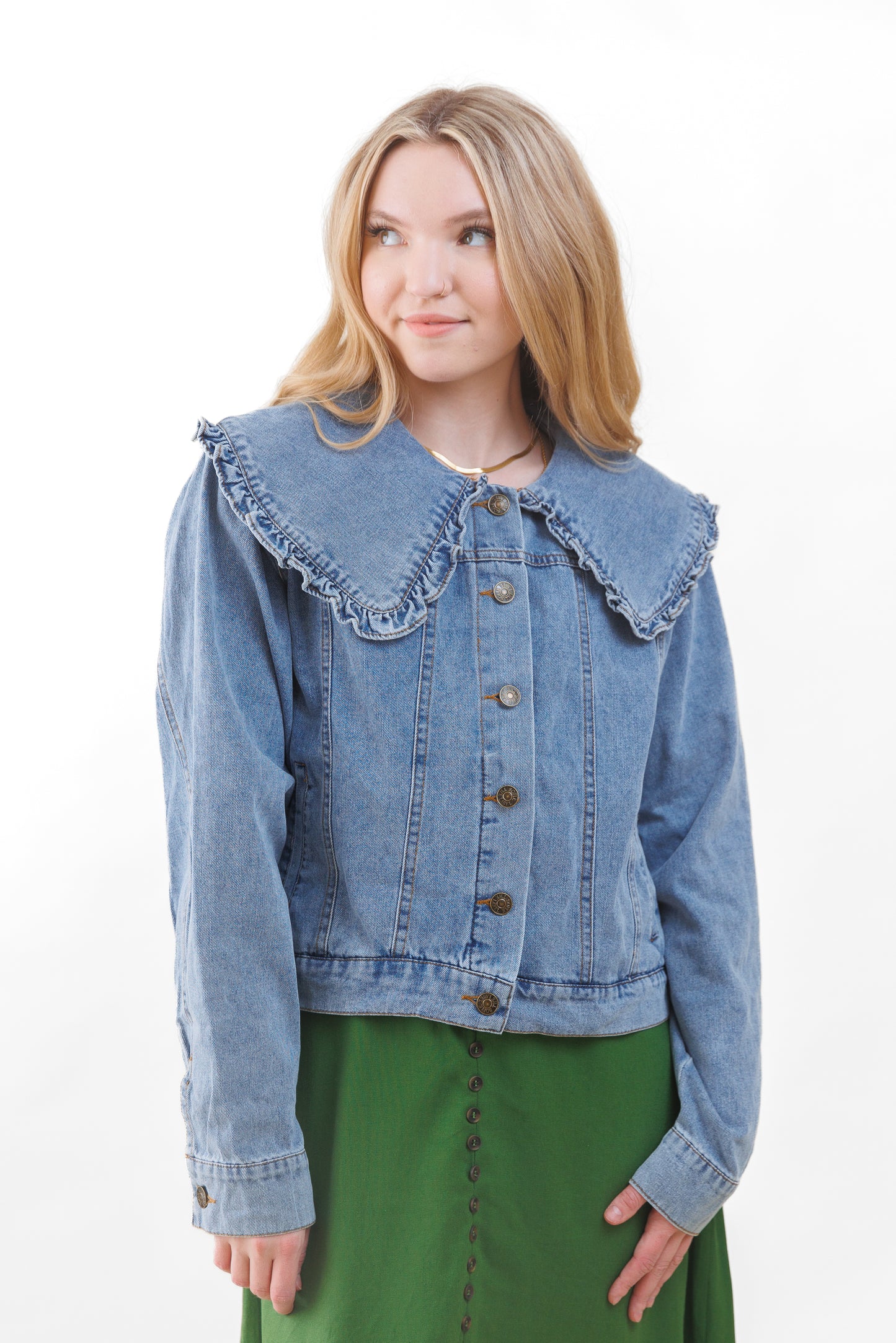 WENDY CROPPED DENIM JACKET