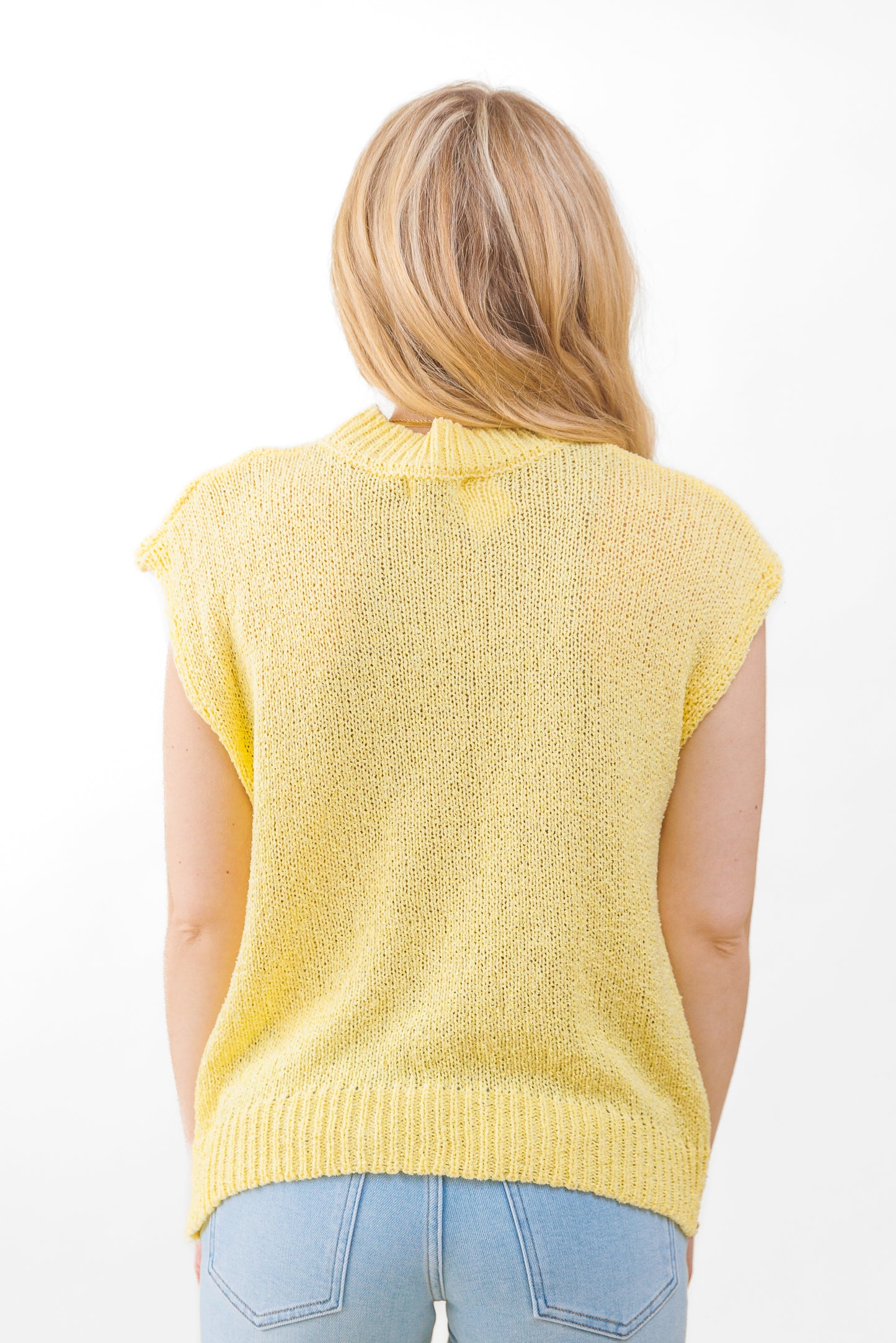 AMELIE SLEEVELESS KNIT TOP