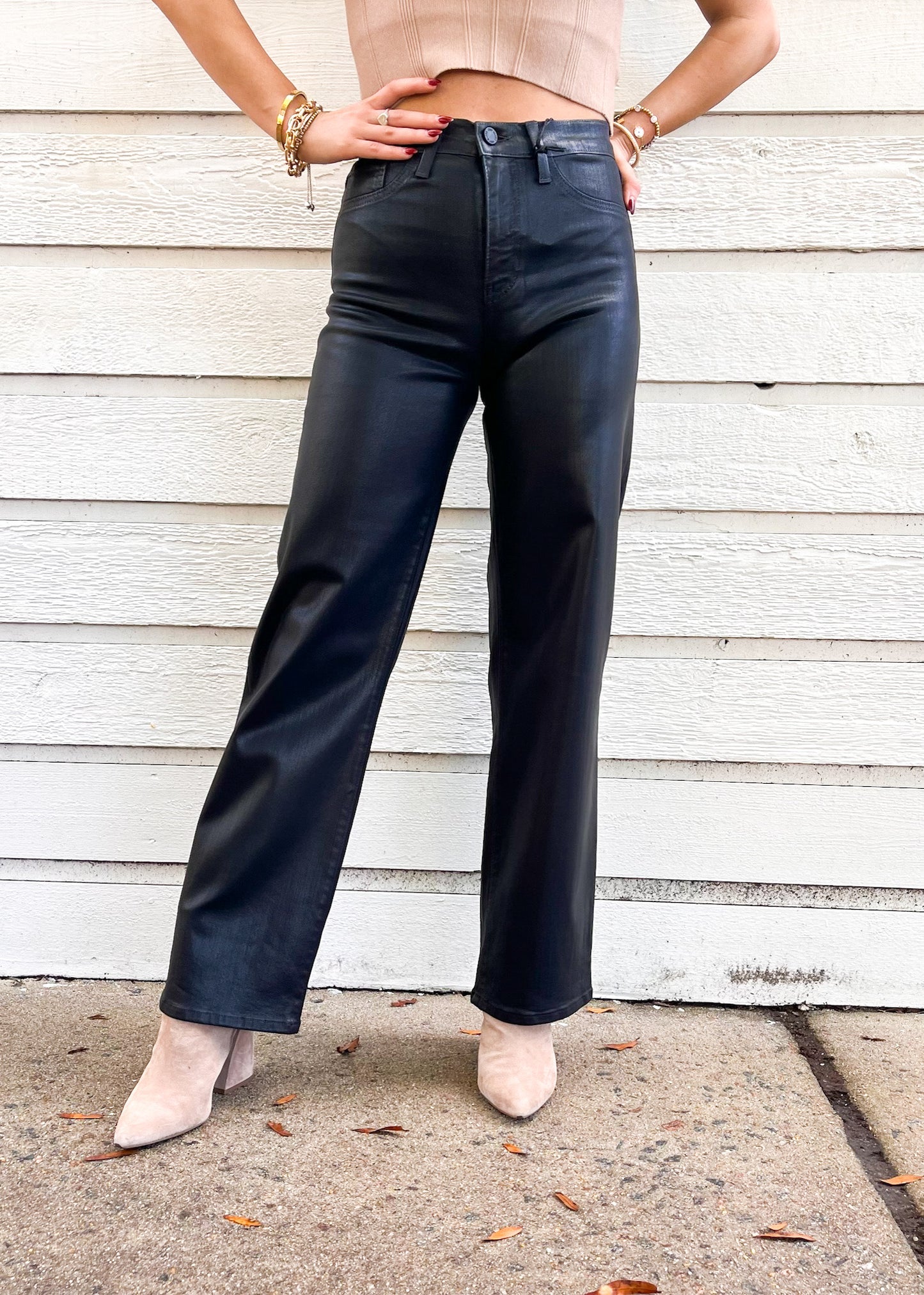 OPHELIA COATED JEANS