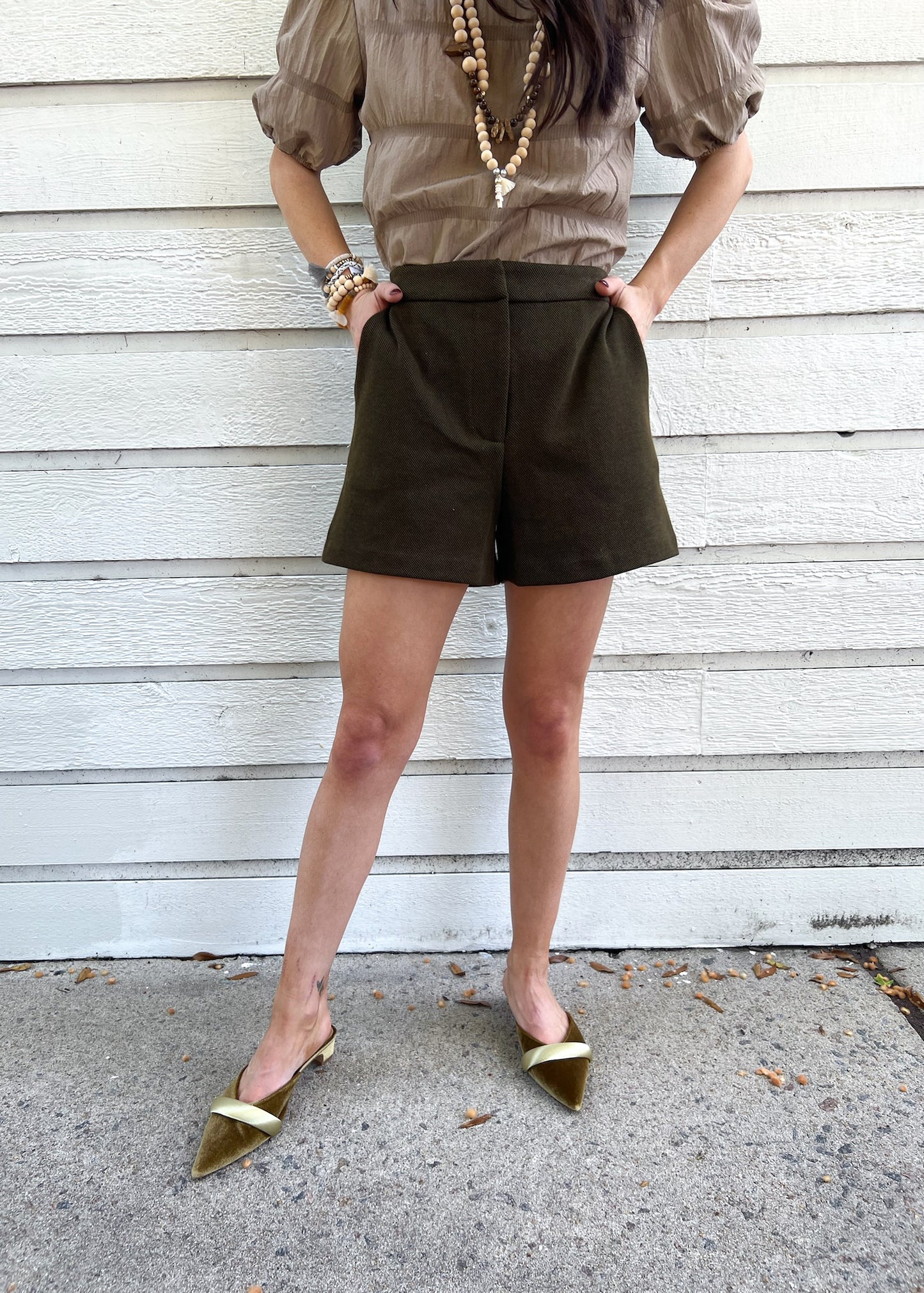 HALLEY TEXTURED SHORTS