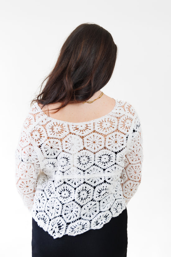 EMORY CROCHET CARDIGAN