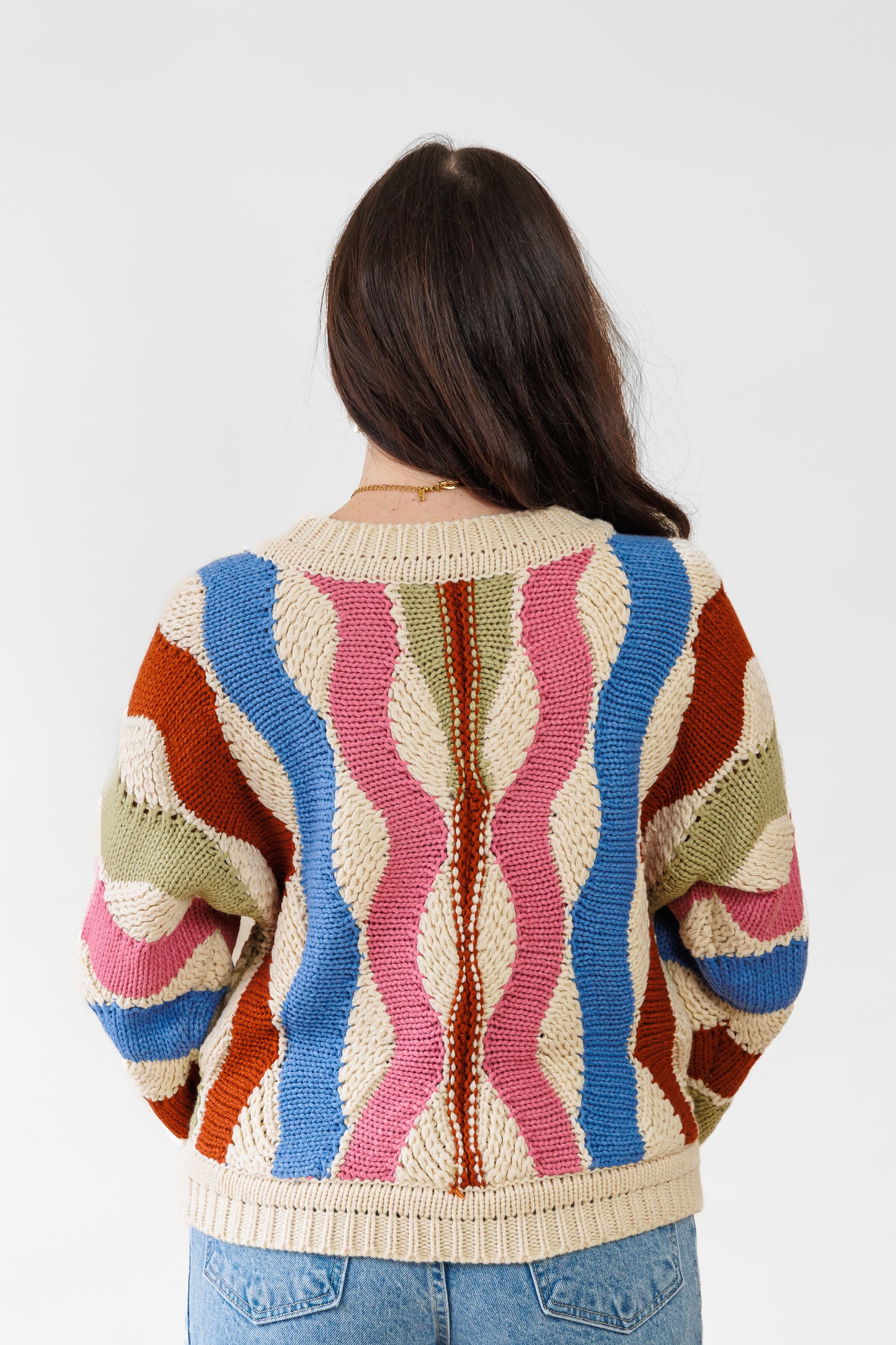 STORIA MULTI COLOR BLOCK SWEATER COLORFUL