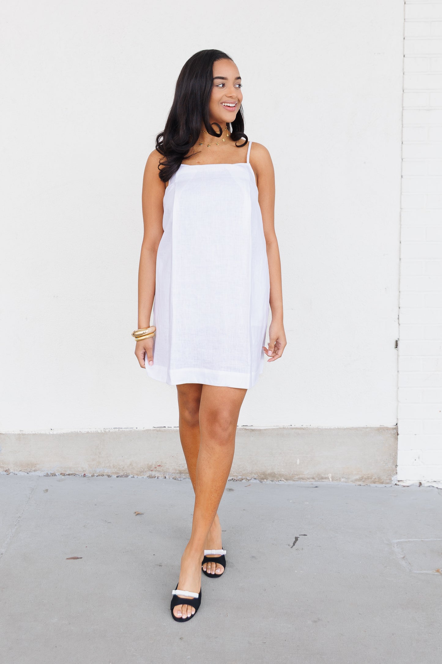 ANDIE LINEN MINI DRESS