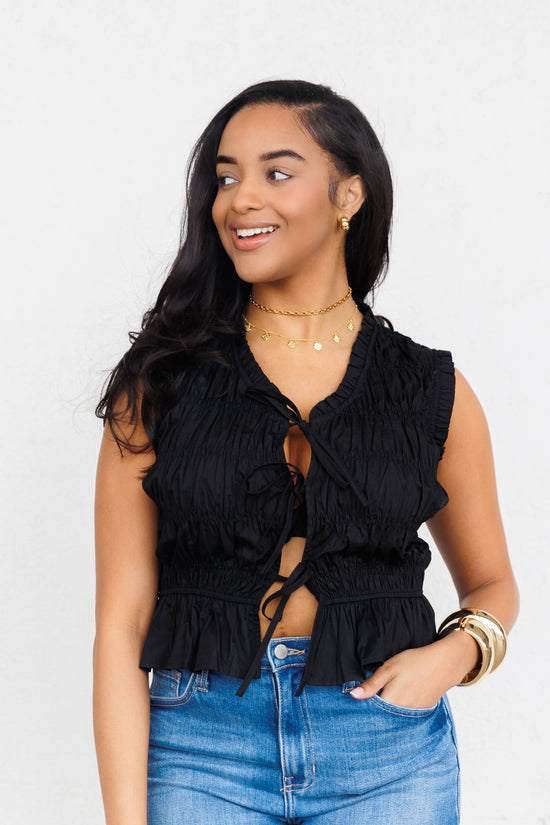 NATASHA PANELED TOP