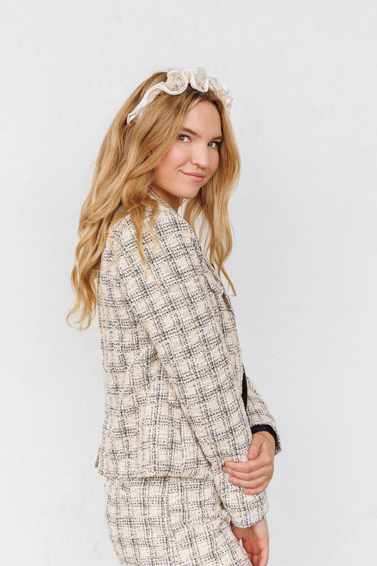 ADELE TWEED BLAZER