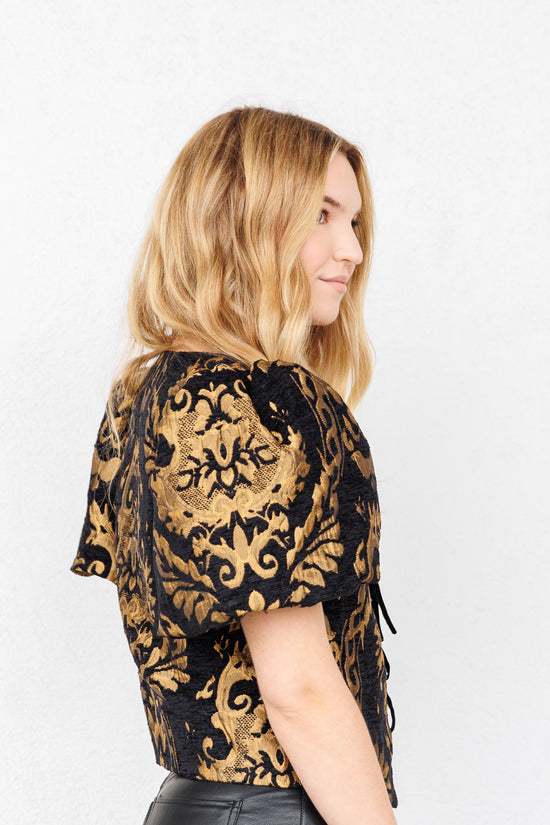 CORDELIA JACQUARD TOP