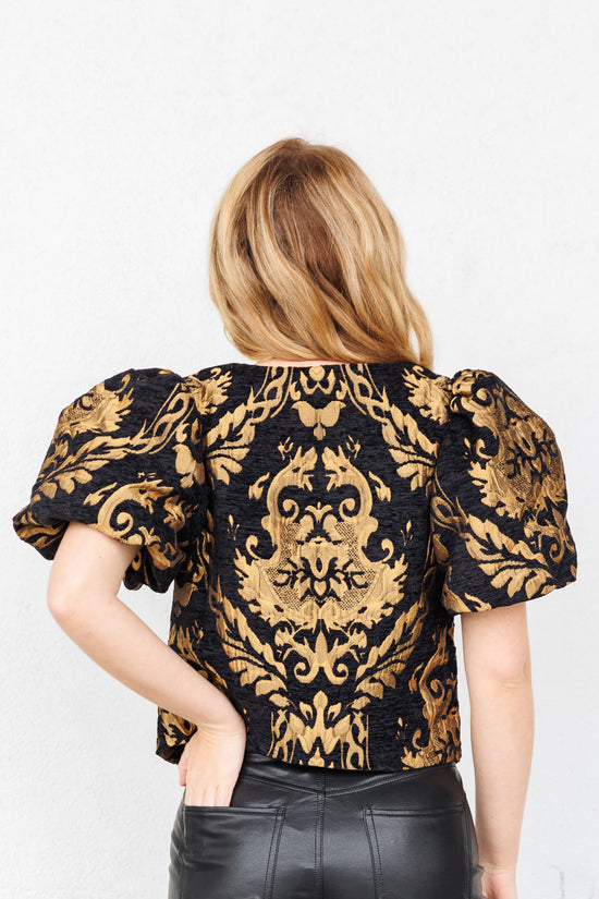 CORDELIA JACQUARD TOP