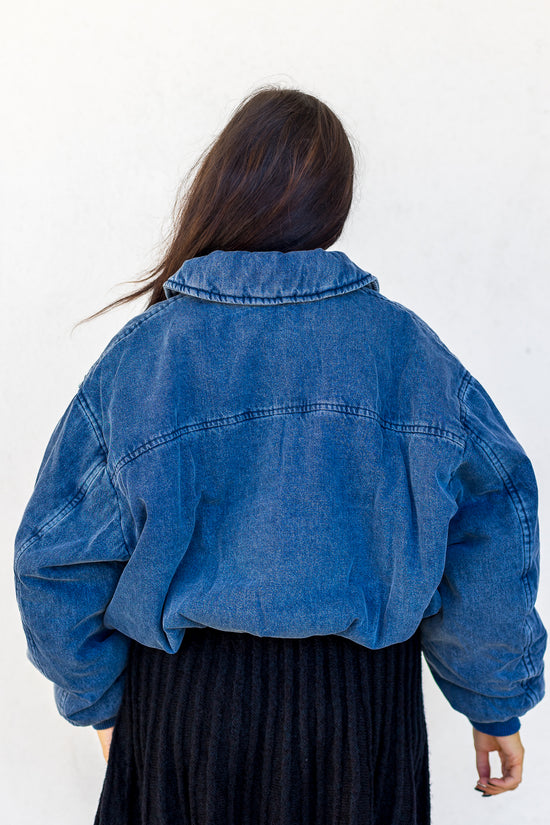 IVY DENIM BOMBER JACKET