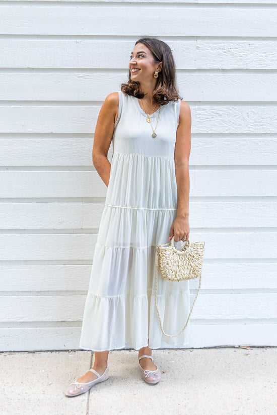 MOD REF PRE FALL CHIFFON MAXI DRESS