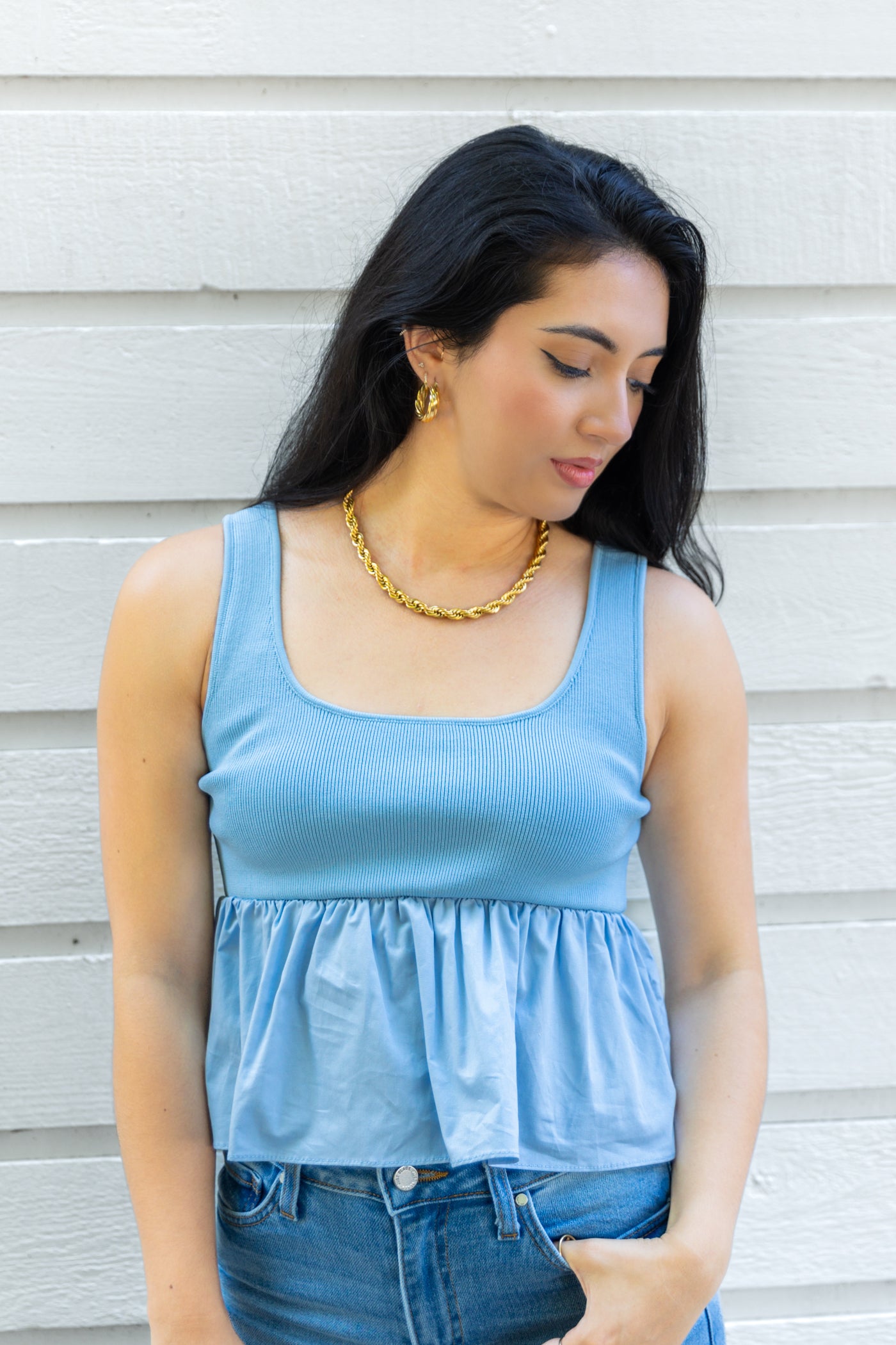 SOFIE THE LABEL BLUE TOP