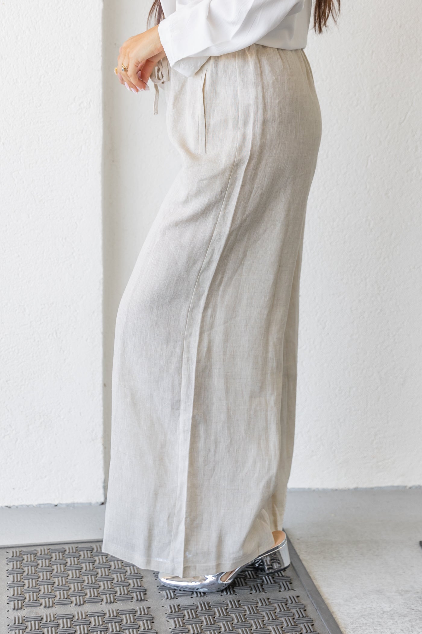 Grade & Gather Wide-leg Linen Pants