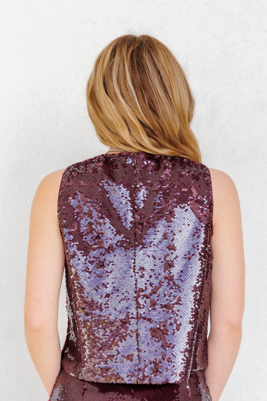 AURORA SEQUIN TOP