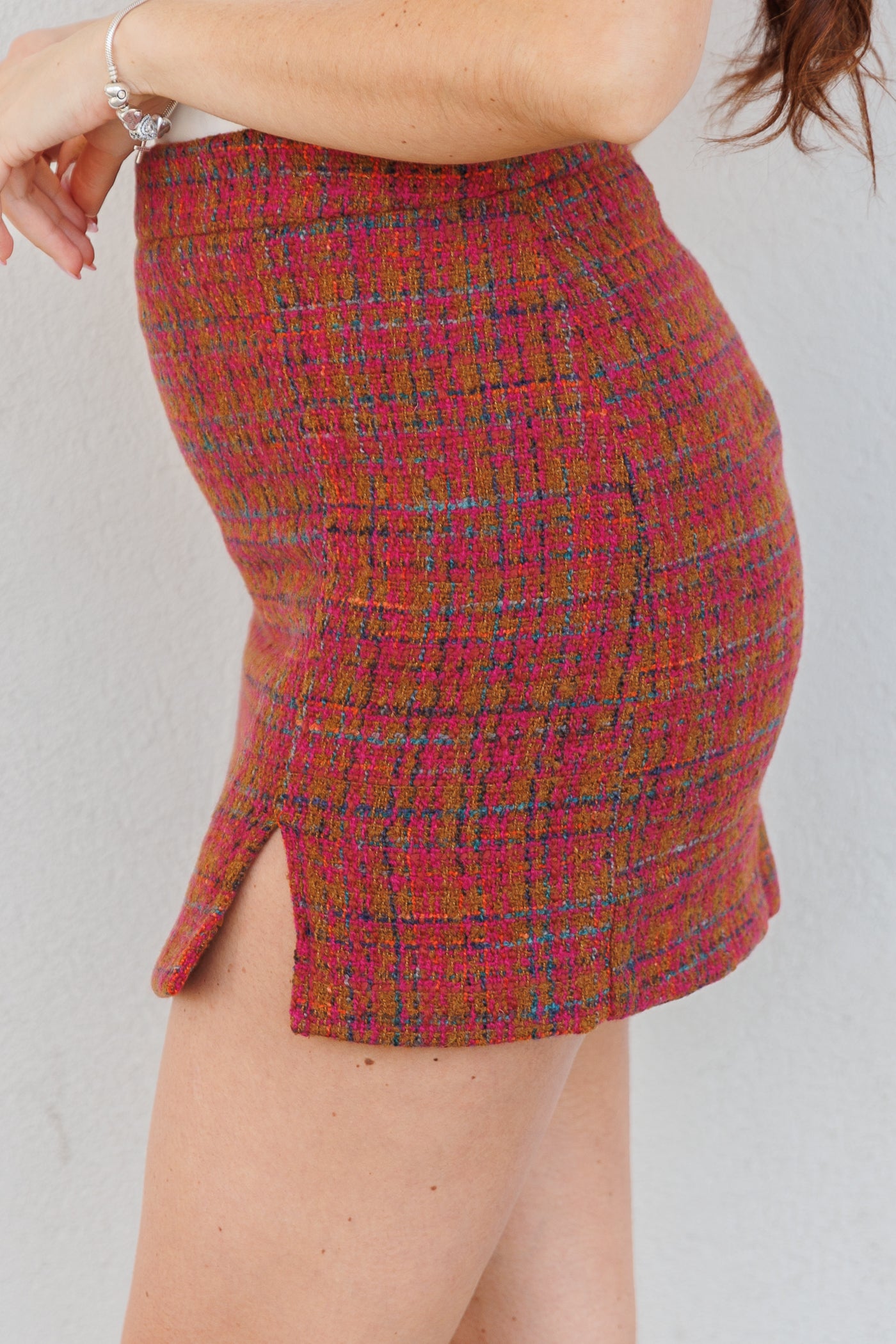 CHRISTINA TWEED SKIRT