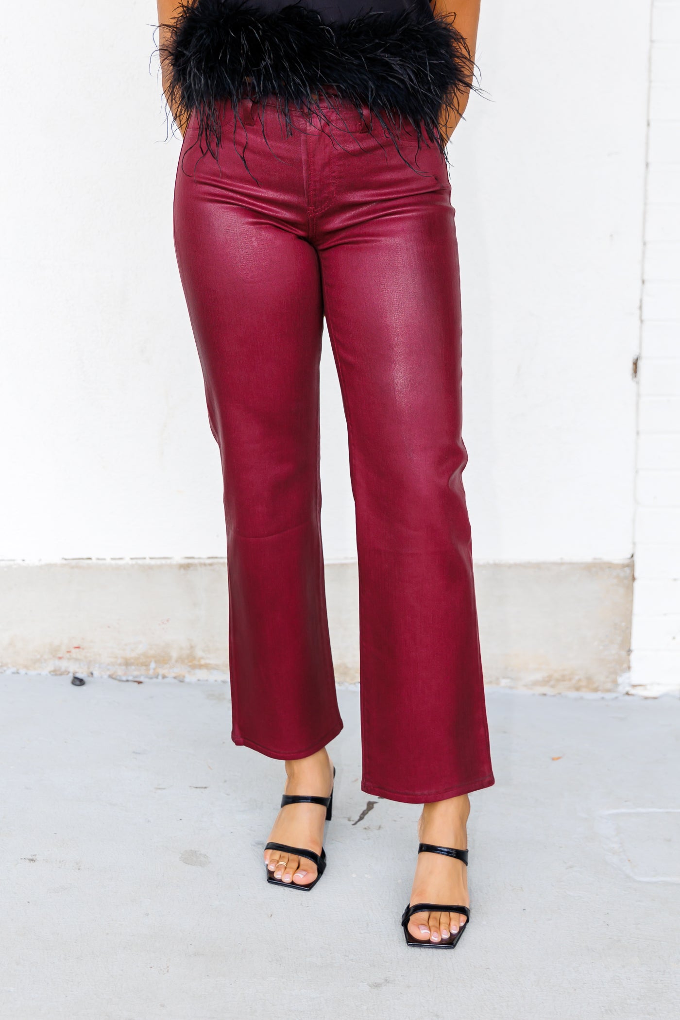 EVIE COATED JEANS